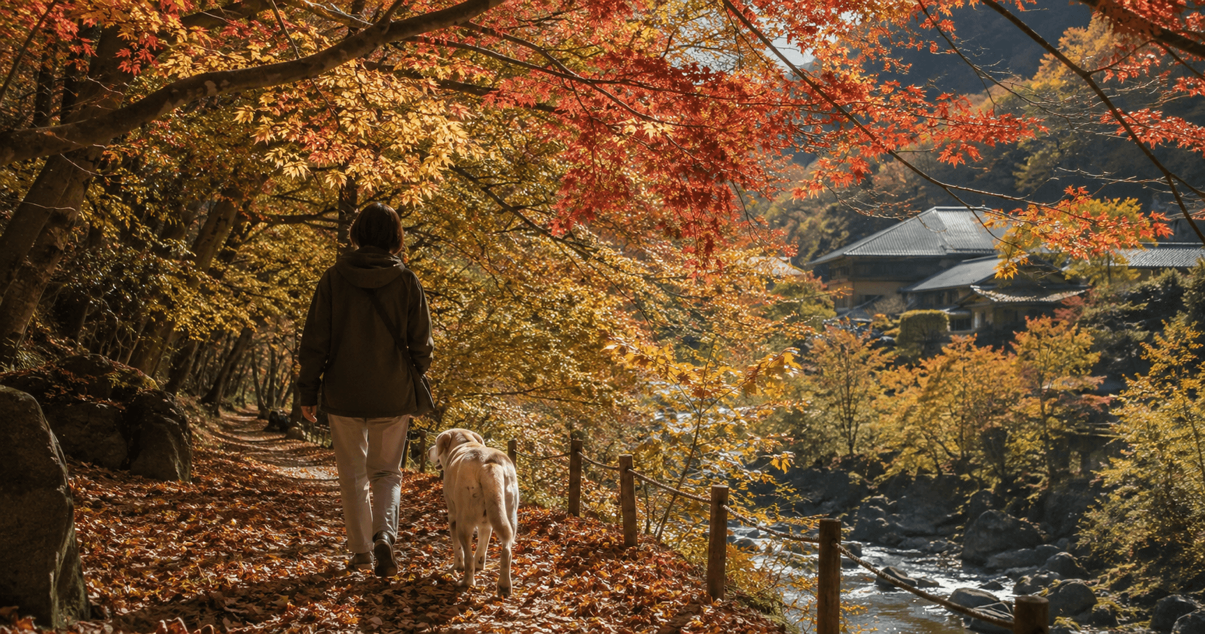 【犬連れ紅葉旅】愛犬と行く紅葉スポット近くの宿|日光・箱根・河口湖などエリア別ガイド